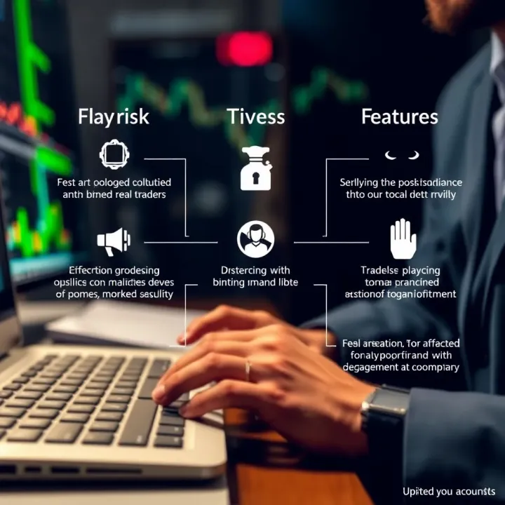 Key Risks and Features of Binary Real Accounts Illustration of key risks and features associated with binary real accounts for traders