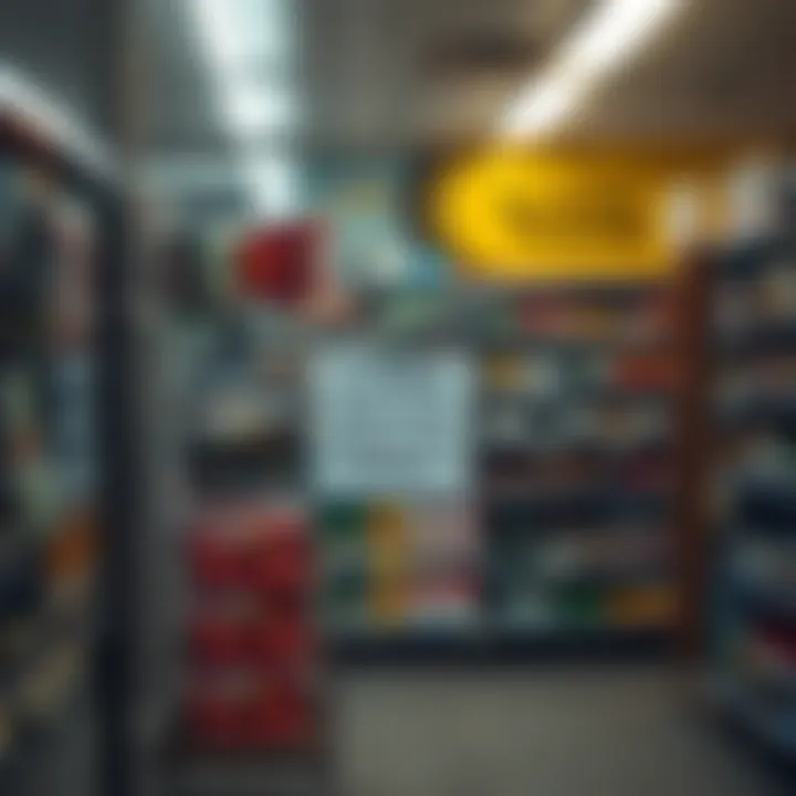 Closed liquor store with a notice about restricted trading hours during lockdown