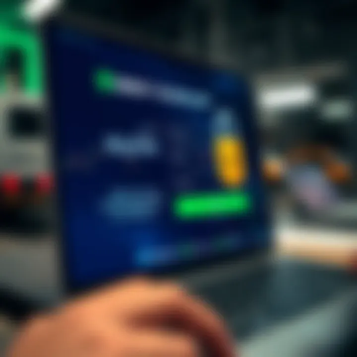 Secure login screen of Berry trading app highlighting security features and encryption