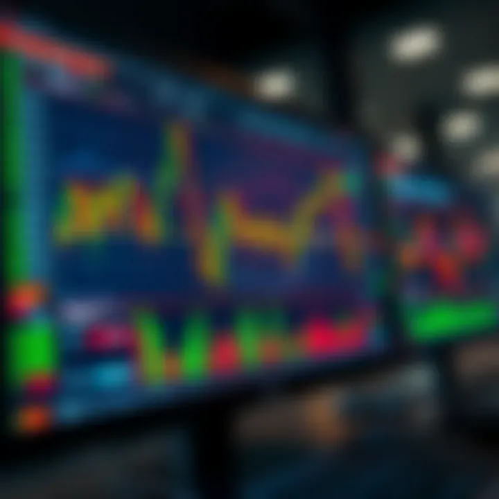 User interface of forex trading software displaying charts and market data relevant to South African traders