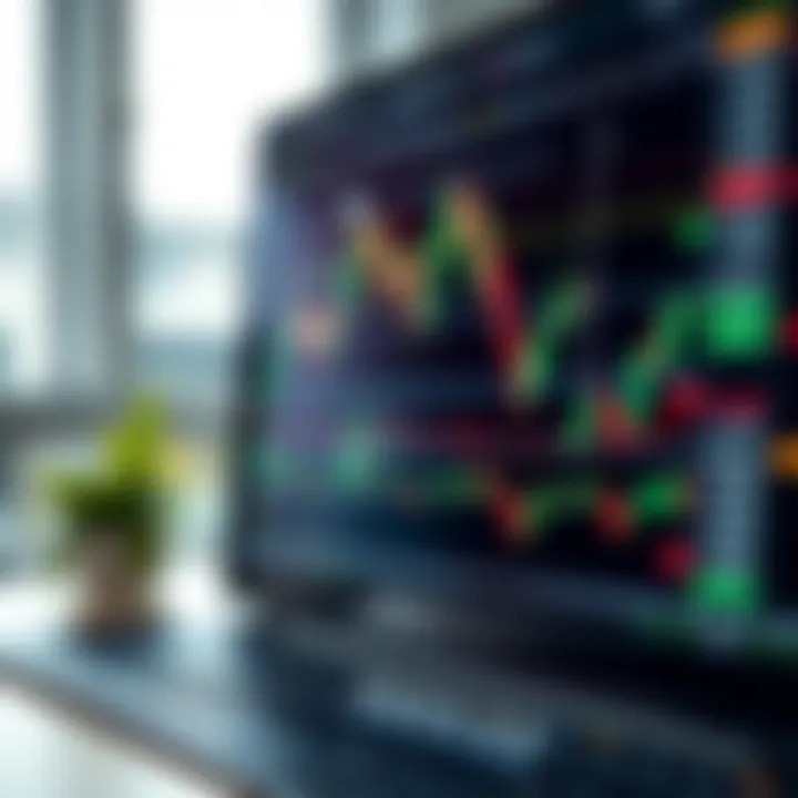 User interface of free forex trading software showing charts and market indicators