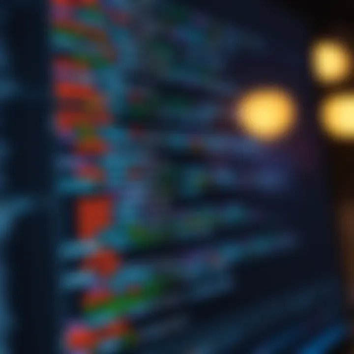 Example Code for Converting Text to Binary Format Screenshot of code converting text strings into binary format using programming language