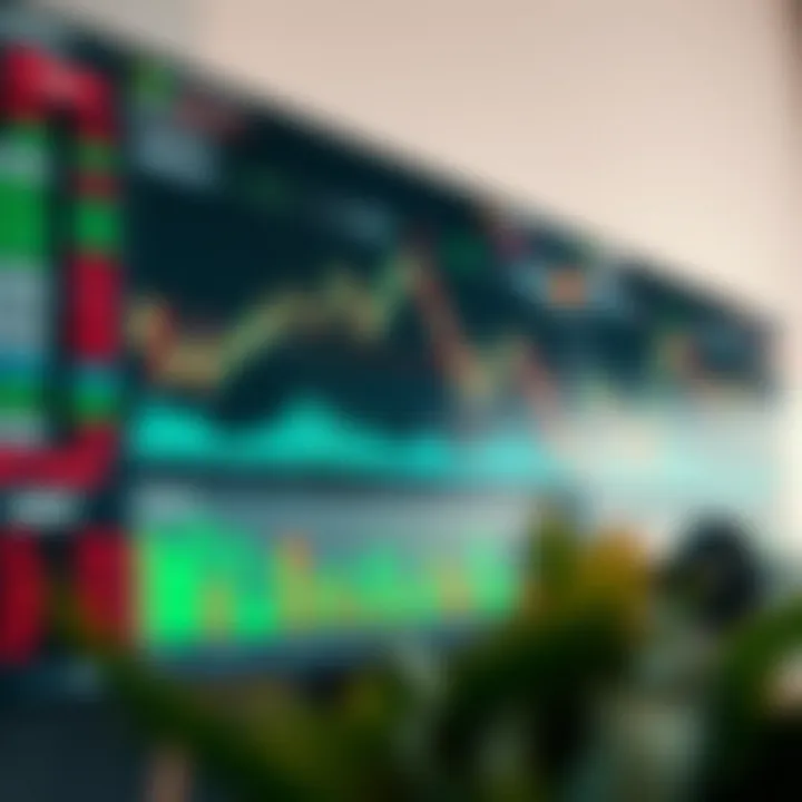 Chart displaying forex trading strategies with South African market indicators