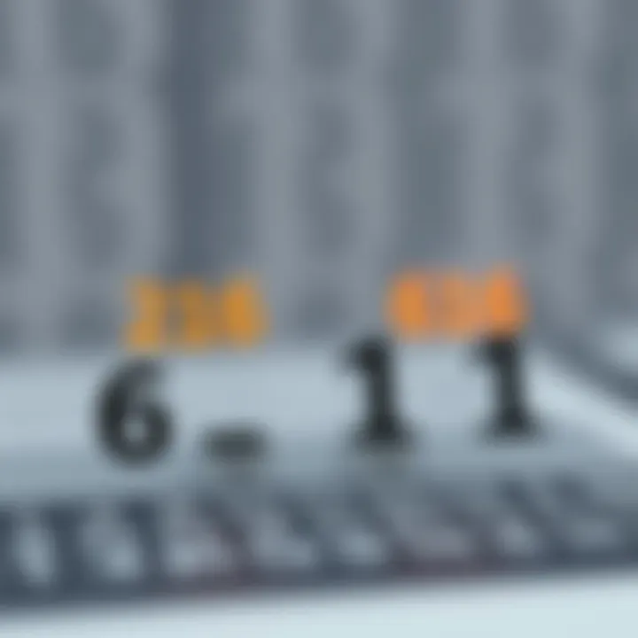 Comparing Decimal and Binary Fractional Representations Visual comparison of decimal and binary representations of fractional values with highlighted binary digits