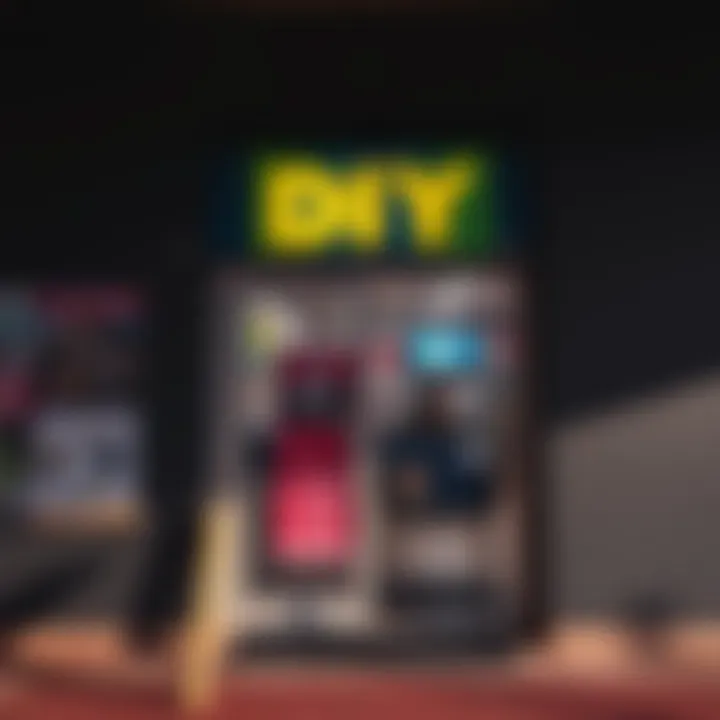 Exterior view of a DIY store in Bloemfontein showing opening hours on the entrance door