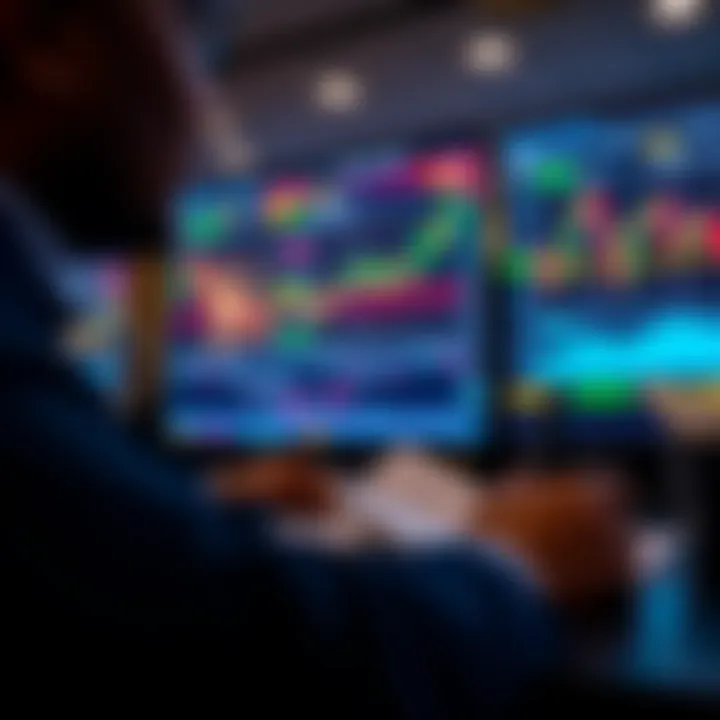 Close-up view of forex trading charts and notes taken during a seminar for skill enhancement