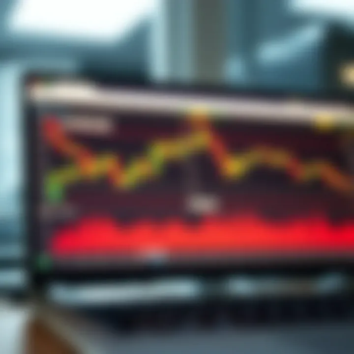 Visual representation of leverage and margin concepts in forex trading with graphical indicators