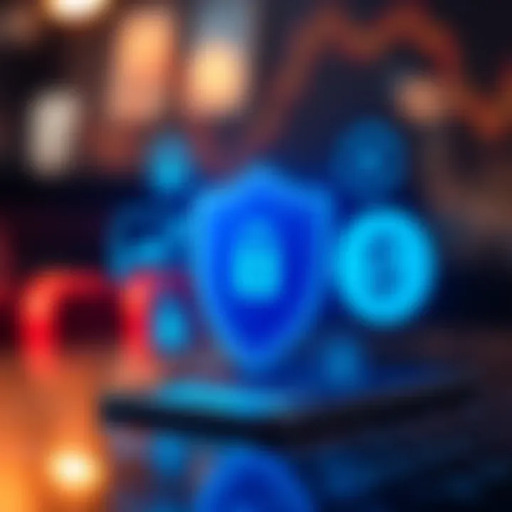 Security and Regulatory Compliance Features in Forex Trading Apps Security and compliance concept illustrating shield and regulatory icons for Forex trading apps