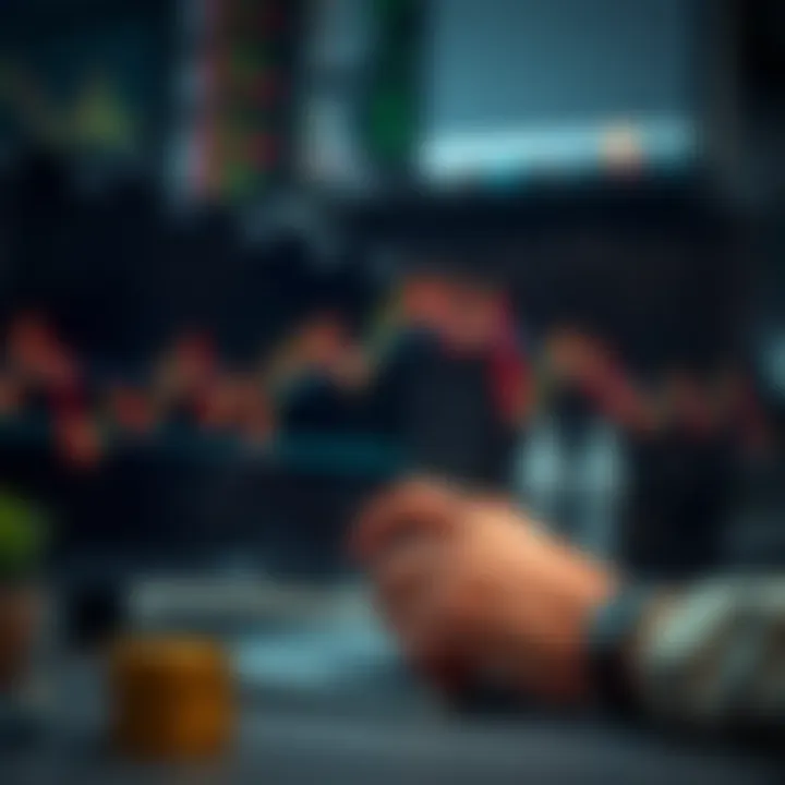 Illustration of risk management strategies in forex trading