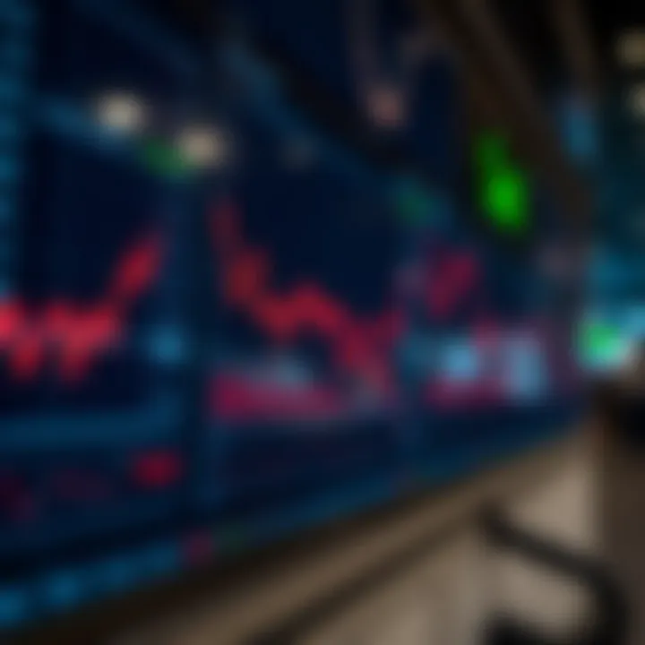 Forex trading charts and currency exchange rates displayed on a digital platform