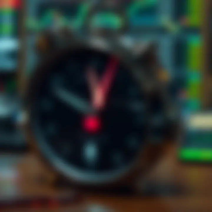Forex trading clock adjusted to South African Standard Time with highlighted active hours