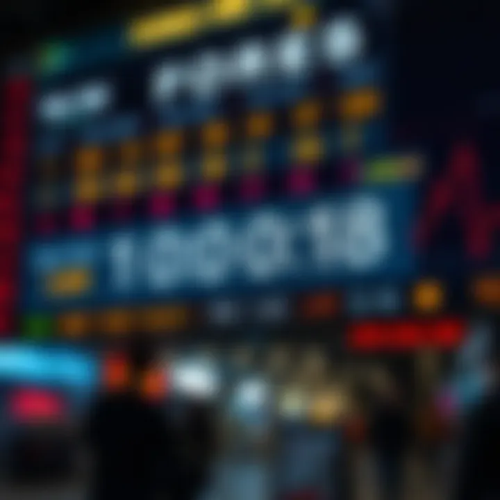 Forex trading market hours with highlighted South African time zone and global currency exchange symbols