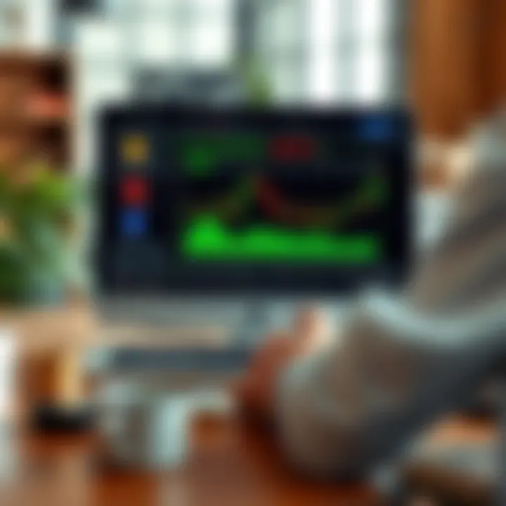 Visual representation of risk management strategies in forex market with charts and safety measures