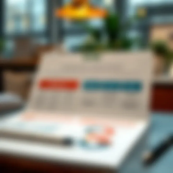 Diagram showing assessment of risk impact and planning effective responses