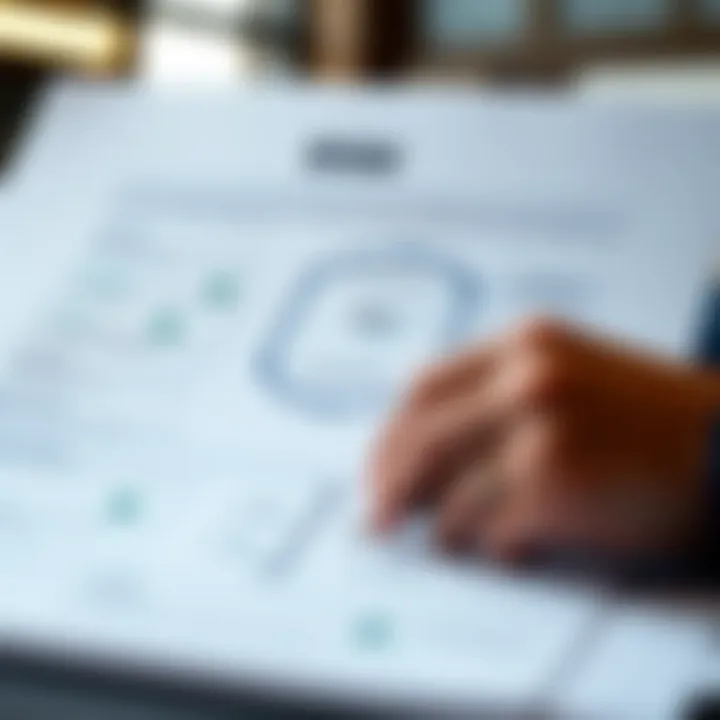 Diagram showcasing strategies for risk mitigation and continuous monitoring within organizational projects