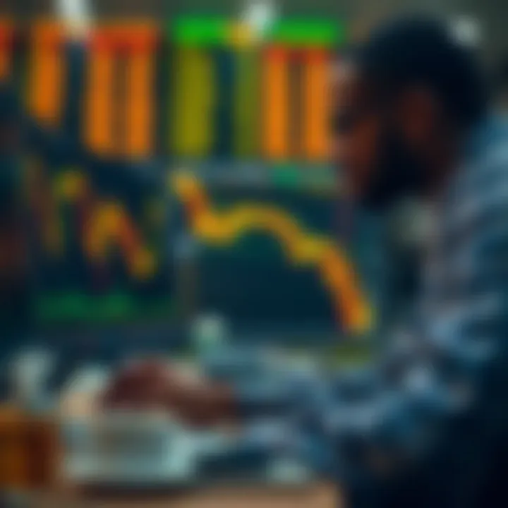 Gold Trading Strategy for South African Investors South African investor analyzing gold price charts during active trading sessions