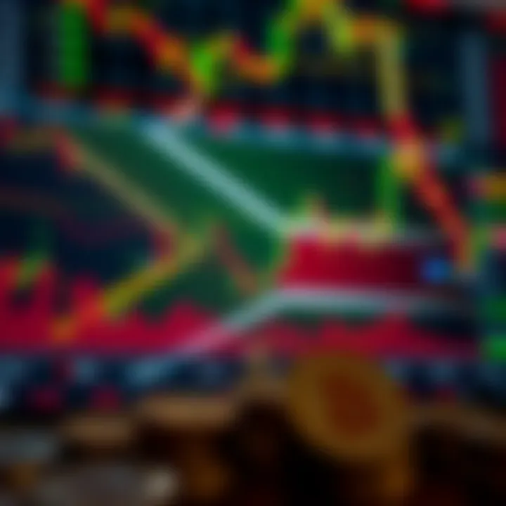 South African flag overlay with forex trading charts and currency symbols