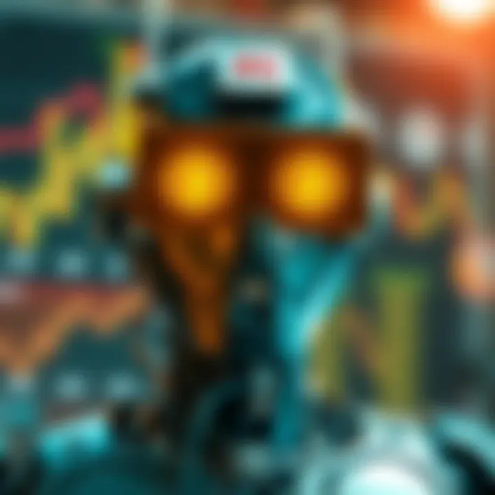 Visual representation of evaluating risks and benefits associated with binary options trading bots in South Africa