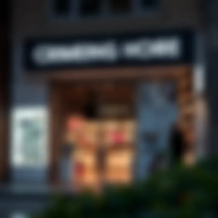 Exterior of a cosmetics retail store in South Africa during operating hours