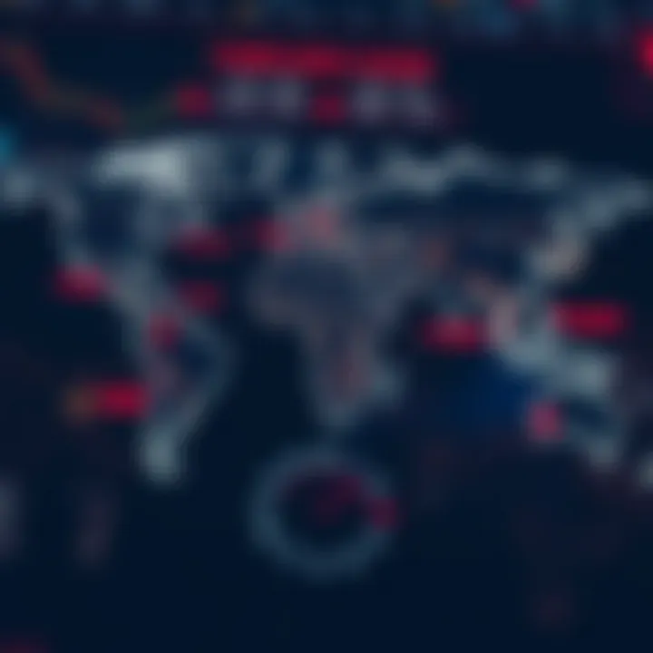 World map highlighting major forex trading centers with corresponding time zones aligned to South African Standard Time