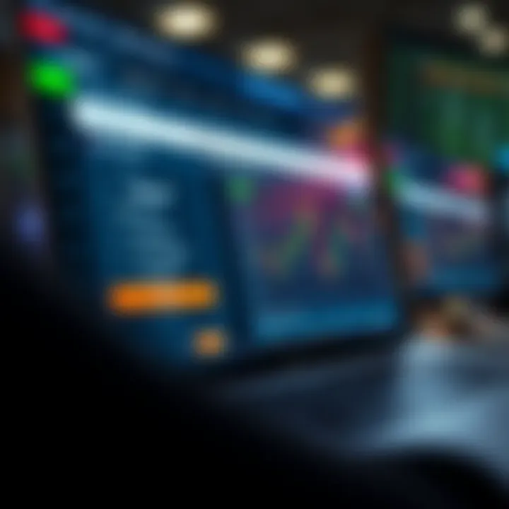 User interface highlighting demo account features and virtual funds management