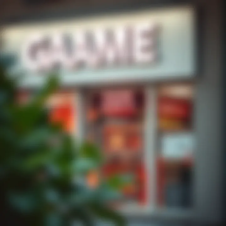 Game Store Exterior with Displayed Trading Hours in South Africa Exterior of a South African game store showing its operating hours displayed on the entrance door