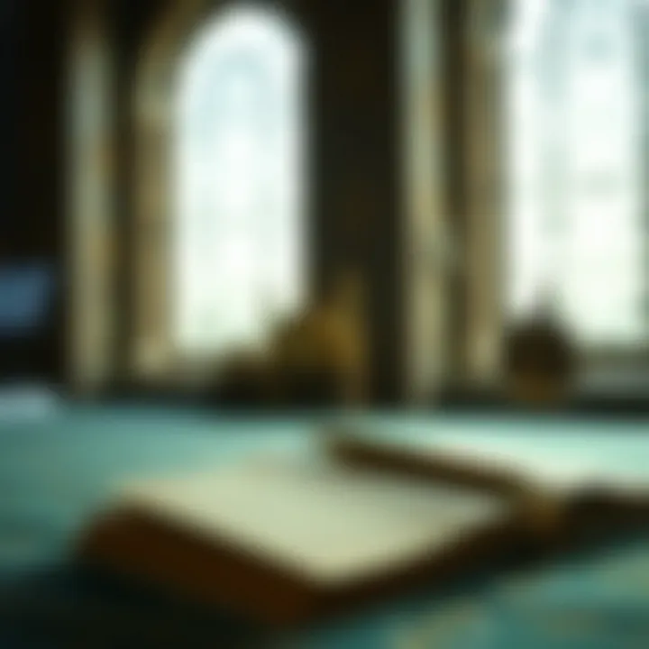 Illustration of Islamic finance principles symbolizing halal forex trading in South Africa