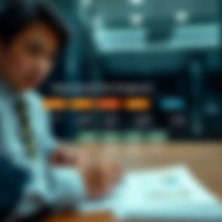 Flowchart illustrating stages of managing organizational risks from identification to monitoring