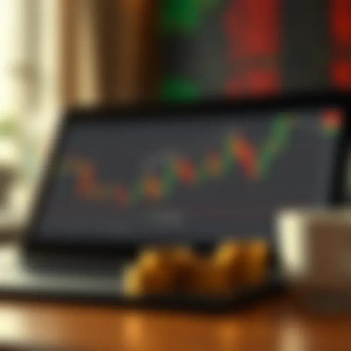 Diagram illustrating risk management strategies and entry-exit points in forex trading