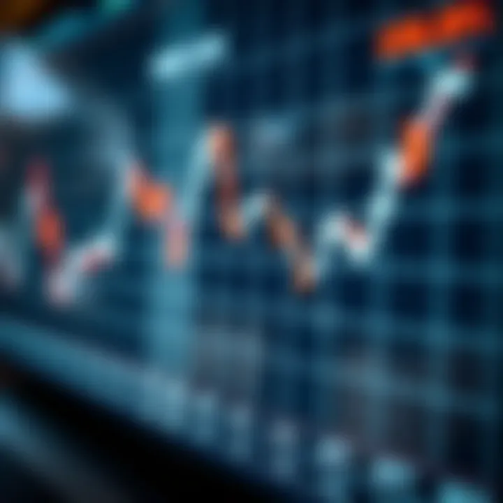 Graph depicting currency exchange rate fluctuations influenced by global economic indicators