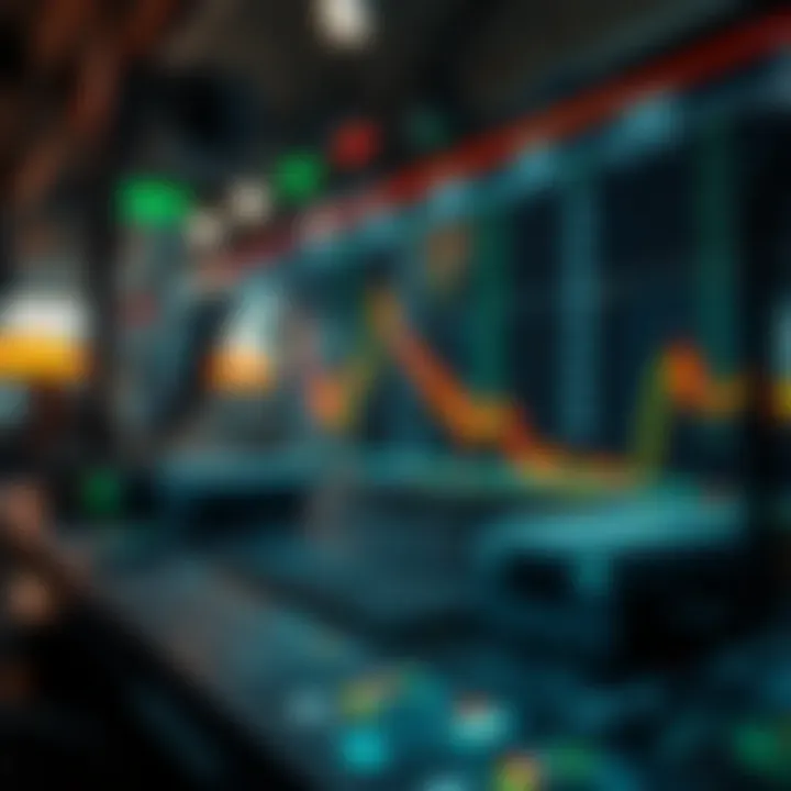 Conceptual illustration of technological innovation impacting financial trading platforms