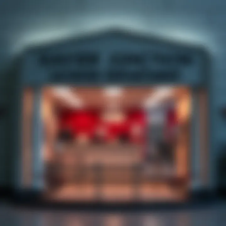 Entrance of Xavier Junction License Department showing service counters and informational signage