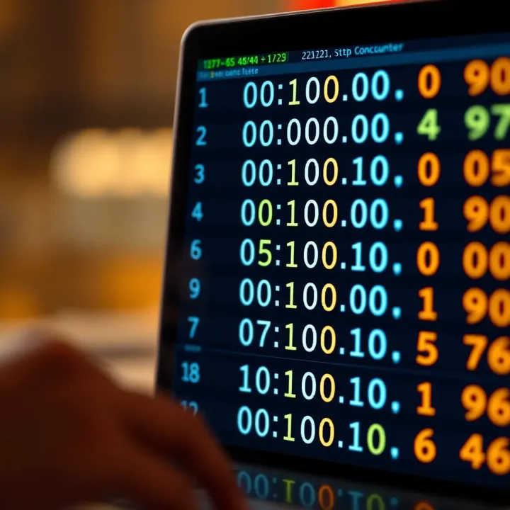 Digital Hexadecimal to Binary Converter Interface Screenshot of a software tool showing conversion from hexadecimal code to binary format