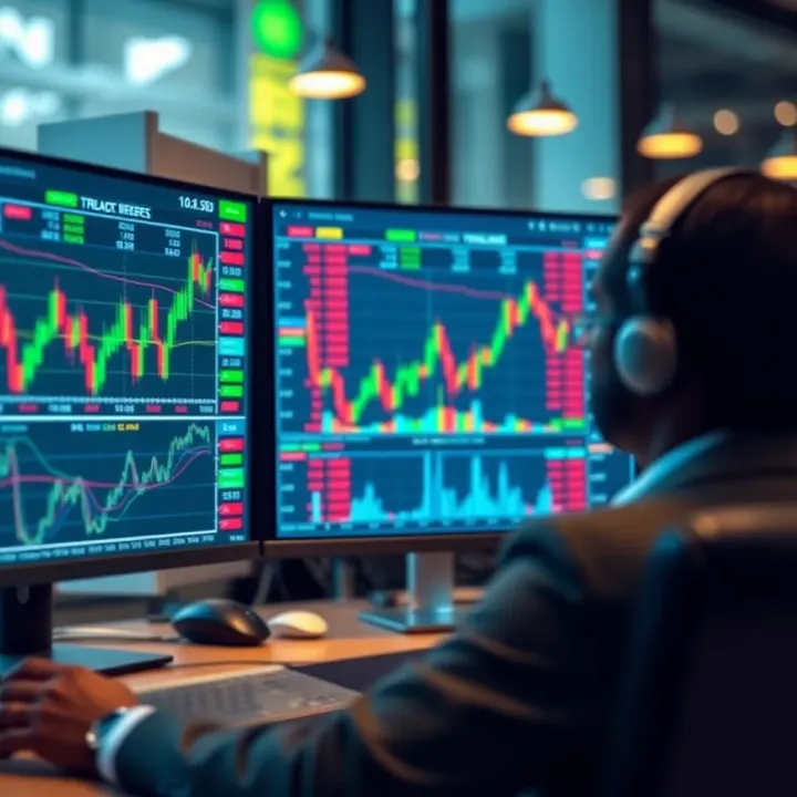 Visual overview of risk management concepts and trading psychology elements for forex traders