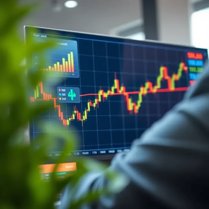 Chart illustrating risk management techniques for forex traders