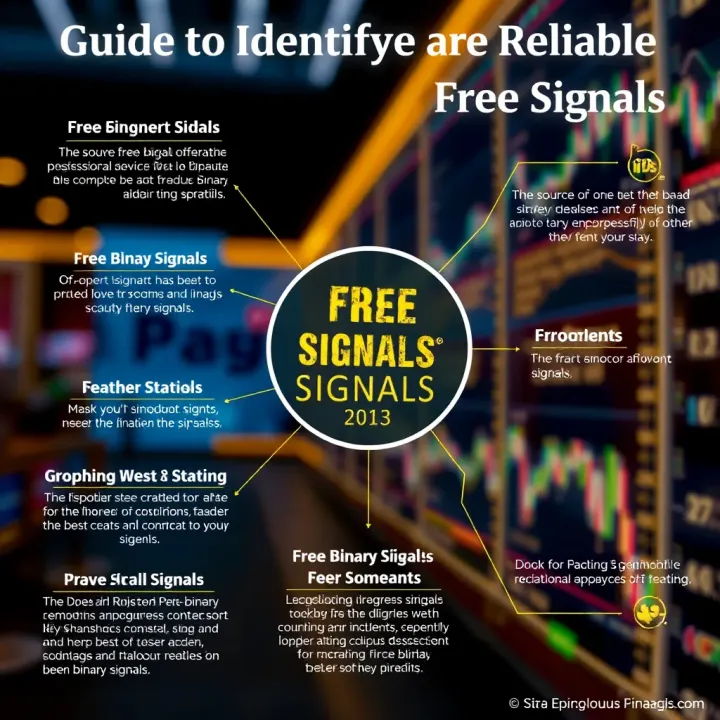 Diagram illustrating sources and evaluation tips for free binary signals