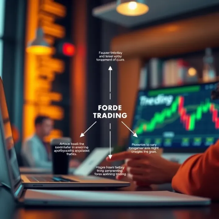 Diagram illustrating key features to evaluate when selecting forex trading software