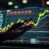 Graph showing fluctuating binary trading market trends