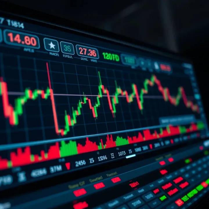 Key Technical Indicators in Forex Trading Forex dashboard displaying key technical indicators like RSI, MACD, and moving averages