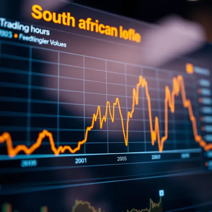 Graph showing forex liquidity peaks and trading volume fluctuations during South African trading hours