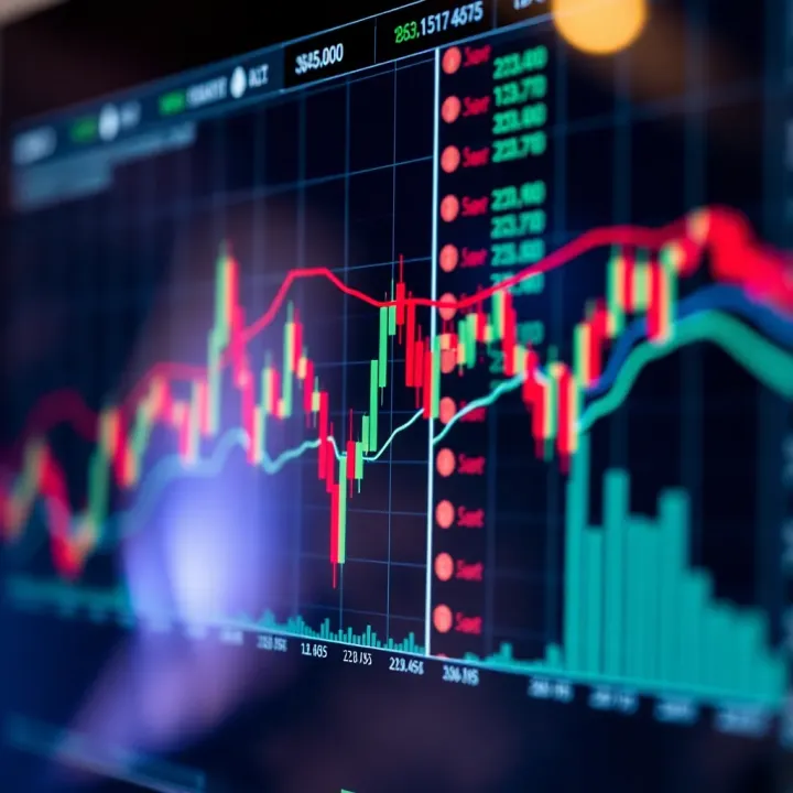 Applying Chart Patterns to South African Market Trends Illustration of a South African stock market graph highlighting local market trends and pattern recognition