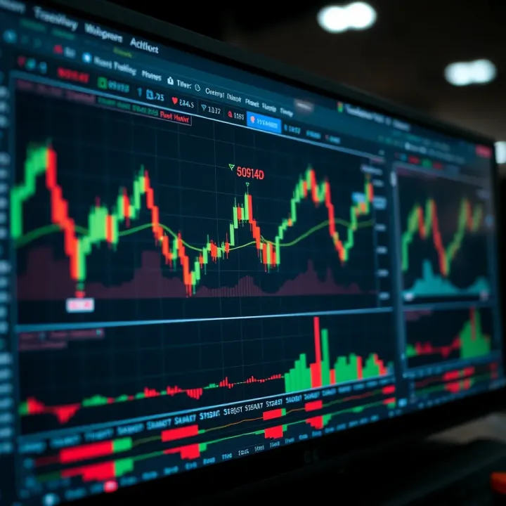 TradingView platform displaying multiple Forex currency charts with technical indicators