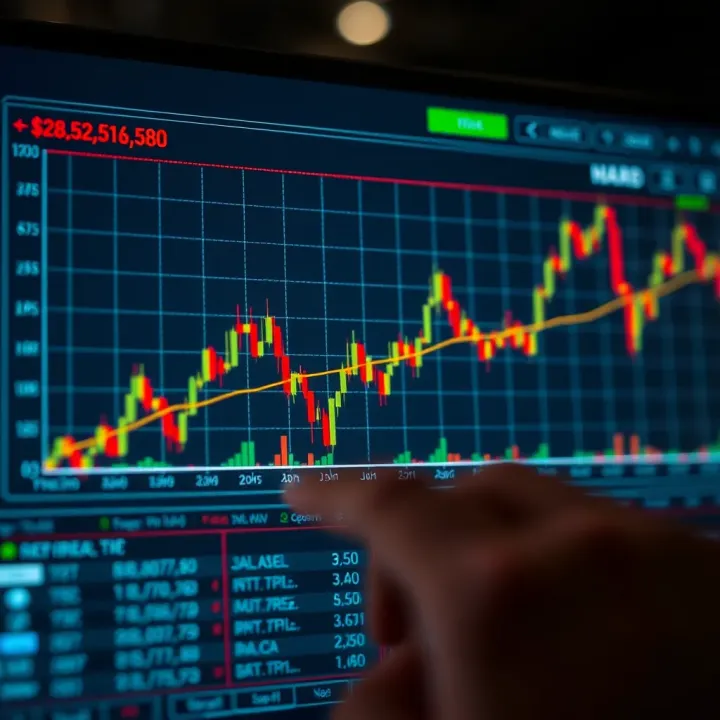 Graph illustrating risk management techniques and position sizing in forex trading
