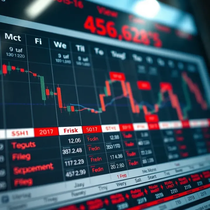Calendar highlighting major forex economic events and release dates