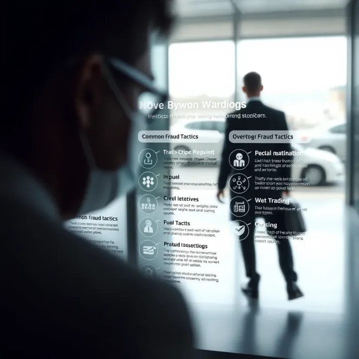 Illustration showing common fraud tactics in binary trading and how oversight protects traders