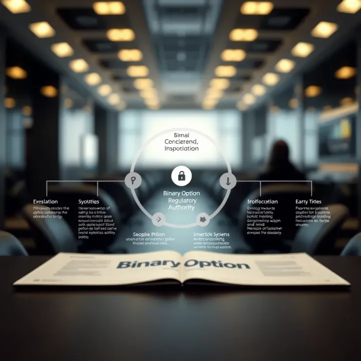 Diagram illustrating the function and responsibilities of a binary option regulatory authority